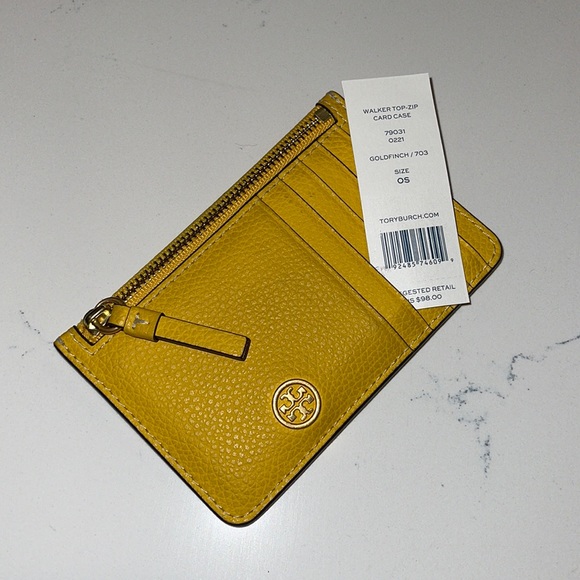 Tory Burch Accessories - Tori Burch Walker Top Zip Card Case NWT - never used!